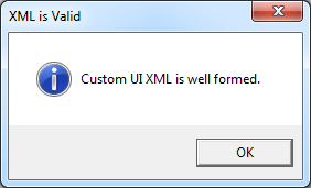 XML 文档语法验证通过